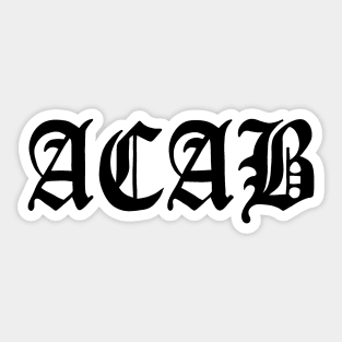 ACAB Sticker